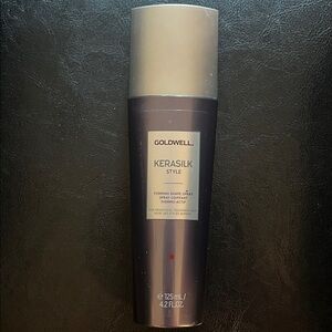 dwell Kerasilk Style Forming Spray — Silver & Purple Bottle